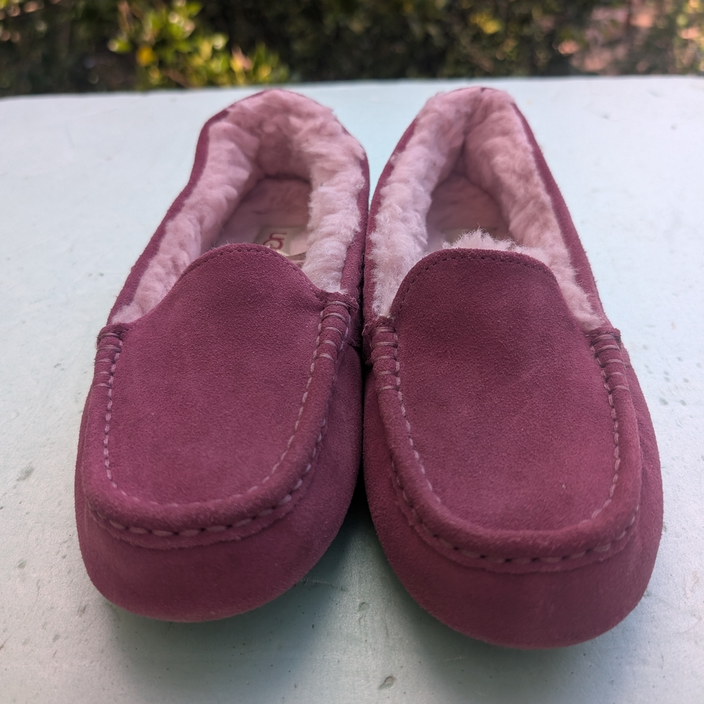 UGG Women's Mauve Suede Slippers